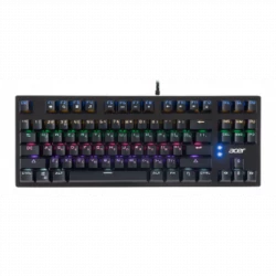 Клавиатура Acer OKW126 механическая черный USB for gamer LED (ZL.KBDEE.00G)