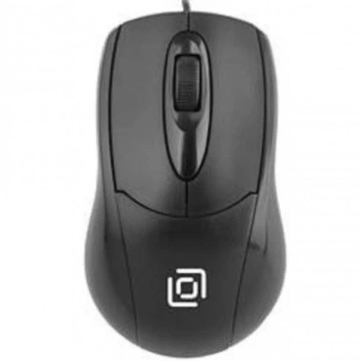 Мышь Оклик 305M черный оптическая (1000dpi) USB (3but)
