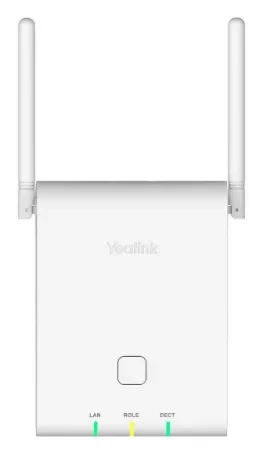 Контроллер Yealink W90DM, поддержка до 60 базовых DECT станций W90B, до 250 SIP-аккаунтов, до 250 одновременных вызовов, PoE