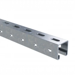 Профиль С-образный перфорир. 41х41 L700 сталь 2.5мм LAS DKC BPM4107