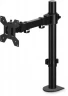 Кронштейн для мониторов ЖК Buro BU-M051-M черный 17"-32" макс.8кг крепление к столешнице поворот и н
