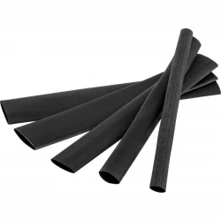 Трубка термоусадочная 20/10 1м черн. TOKOV ELECTRIC TKE-THS-20-1-B/50