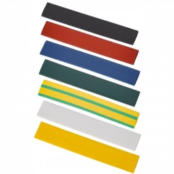 Набор трубок термоусадочных нг-LS 12/6 100мм 7 цветов по 3шт IEK UDR10-012-006-021-S