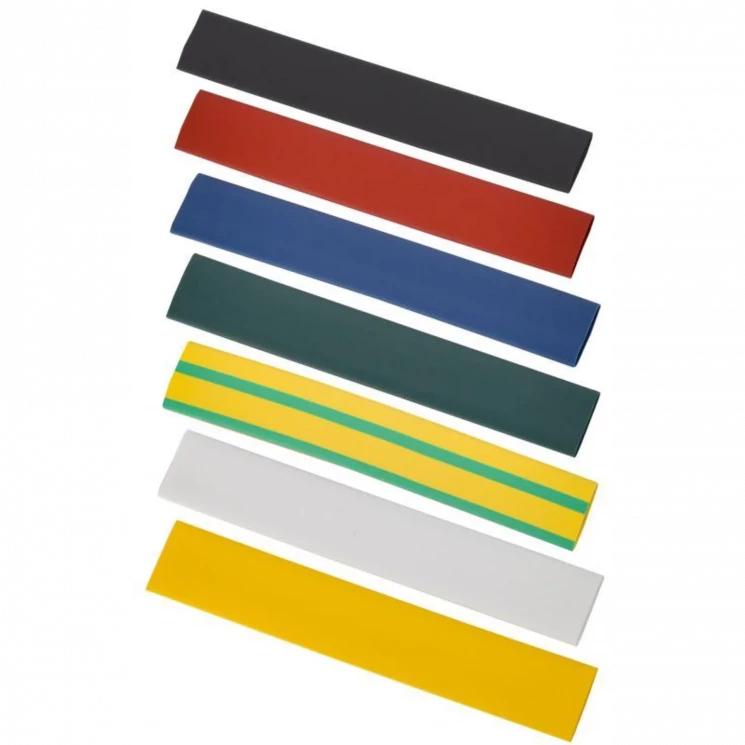 Набор трубок термоусадочных нг-LS 12/6 100мм 7 цветов по 3шт IEK UDR10-012-006-021-S