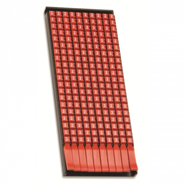 Маркер для кабеля 0.5-1.5мм символ "1" (уп.200шт) DKC MKF1S1