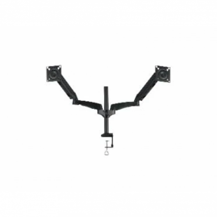 Кронштейн для мониторов ЖК Kromax OFFICE-12 черный 15"-32" макс.12кг настольный поворот и наклон