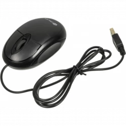 Мышь Оклик 105S черный оптическая (800dpi) USB для ноутбука (3but)