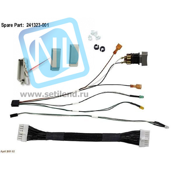 Кабель HP 241323-001 Miscellaneous cable kit - Includes 26.7cm (10.5")-241323-001(NEW)