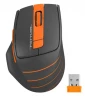 Мышь A4Tech Fstyler FG30 серый/оранжевый оптическая (2000dpi) беспроводная USB (6but)