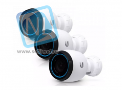 IP-камера Ubiquiti UniFi Video Camera G4 Pro, 8 Мп (3840x2160) 50 к/с, 802.3af/at, F 4.24 - 12.66 mm; ƒ/1.53 -ƒ/3.3 (комплект 3 шт.)