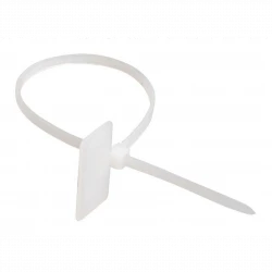 Хомут кабельный ХП1 3х200 бел. с таб. 25х15 (уп.100шт) IEK UHH61-3-200-100