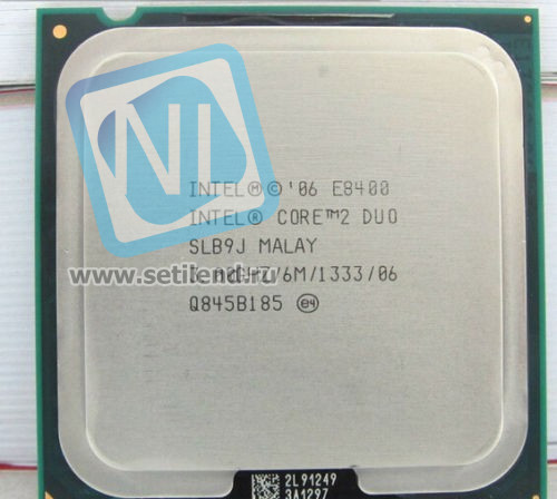 Процессор Intel SLB9J Core2 Duo E8400 (6M Cache, 3.00 GHz, 1333 MHz FSB)-SLB9J(NEW)