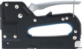 40101, Степлер мебельный, металлический, регулируемый, тип скобы 53, 4-14 мм