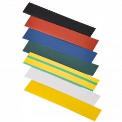 Набор трубок термоусадочных нг-LS 10/5 100мм 7 цветов по 3шт IEK UDR10-010-005-021-S