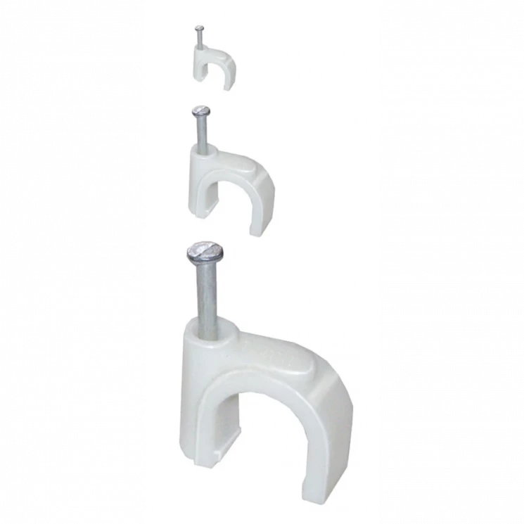 Скоба креп. круглая R4 (уп.100шт) ИЭК USK11-04-100