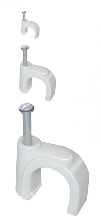 Скоба креп. круглая R4 (уп.100шт) ИЭК USK11-04-100
