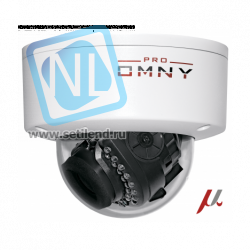 IP камера OMNY PRO M1L2F 2812 купольная,2Мп (1920×1080) 30к/с,2.8-12мм мотор, F1.4, аудиовход, аудиовыход, встр.микр, 802.3af A/B, 12±1В DC, ИК до 30м