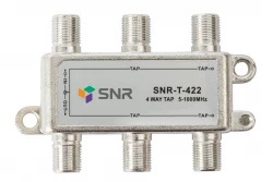 Ответвитель абонентский SNR-T-422 на 4 отвода, вносимое затухание IN-TAP 22dB.