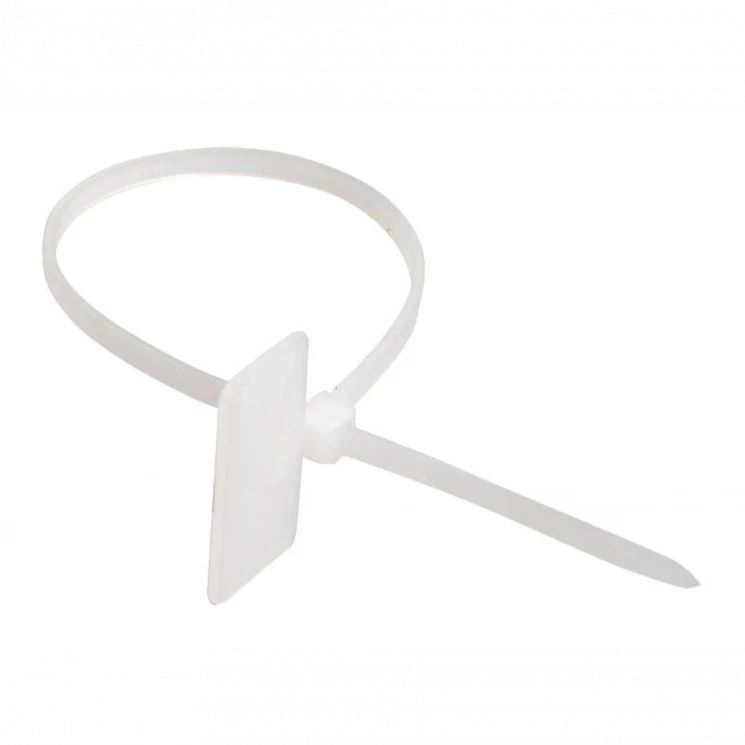 Хомут кабельный ХП1 3х150 нейл. бел. с таб. 25х15 (уп.100шт) IEK UHH61-3-150-100