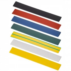 Набор трубок термоусадочных нг-LS 8/4 100мм 7 цветов по 3шт IEK UDR10-008-004-021-S