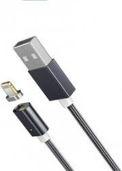 PL1150, Магнитный кабель Lightning для Apple, 1 м, черный