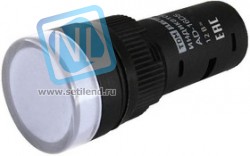 SQ0702-0050, Лампа AD-16DS(LED) матрица d16мм белый 12В AC/DC