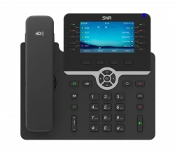 IP-телефон SNR-VP-77-CG-P, 20 SIP-аккаунтова, цветной дисплей, GigE, PoE, без БП