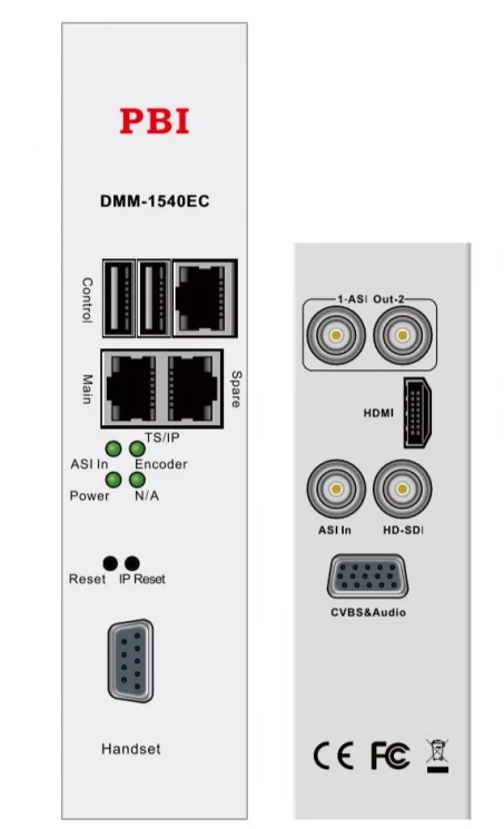Модуль H.264 HD encoder IP выход PBI DMM-1540EC-40