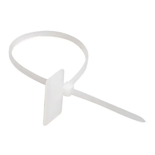 Хомут кабельный ХП1 2.5х110 нейл. бел. с таб. 20х13 (уп.100шт) IEK UHH61-3-110-100