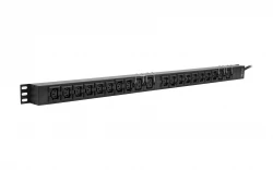Блок электрических розеток на 16хIEC320 C13 и 4хIEC320 C19, шнур питания 3 м 3x2,5мм2 с вилкой IEC 60309 16A 2P＋E (IP44) 942.0х50.0х44.4мм