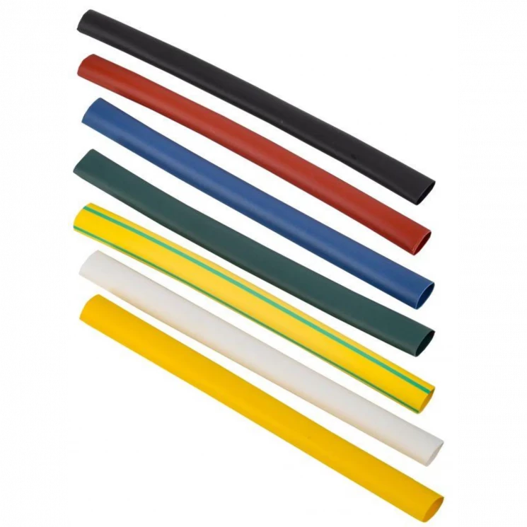 Набор трубок термоусадочных нг-LS 6/3 100мм 7 цветов по 3шт IEK UDR10-006-003-021-S