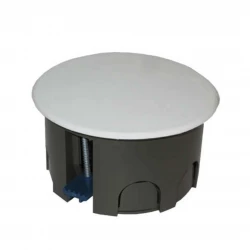 Коробка распределительная СП 80х45мм для гипсокартона пластик. лапки крышка защелкивающаяся Epplast