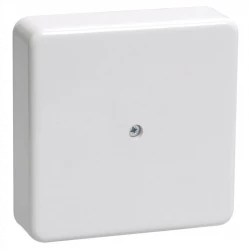 Коробка распаячная ОП 75х75х20 IP20 КМ41212-01 (6 клем. 6кв.мм) бел. IEK UKO10-075-075-020-K01