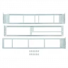Крепление SNR-RMB-C4900M-Z (гальваническое покрытие) для коммутатора Cisco WS-C4900M в стойку 19"