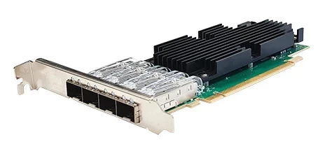 Сетевая карта 4 порта 25GBaseX (SFP28, Intel E810-CAM1), Silicom PE425G4i81L-XR