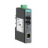 Медиаконвертер Ethernet 10/100BaseTX в 100BaseFX (многомодовое оптоволокно) в пластиковом корпусе MOXA
