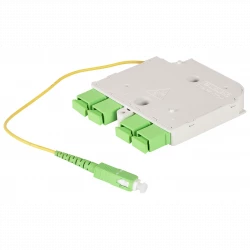 Универсальный сплиттерный модуль на 4 абонента LIGHT PON УСМ 1х4 SC/APC