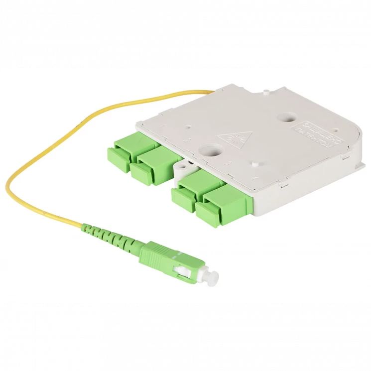 Универсальный сплиттерный модуль на 4 абонента LIGHT PON УСМ 1х4 SC/APC