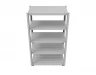Аккумуляторный стеллаж 4 полки, 1600х600х1000 мм (SNR-UPS-RACK-160610-4)