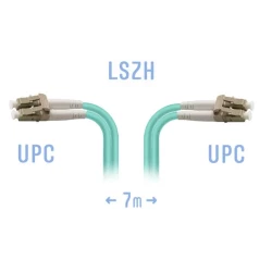 Патчкорд оптический B-Optix LC/UPC MM Duplex 7 метров