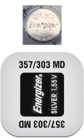 Energizer 357/303 MD, Элемент питания