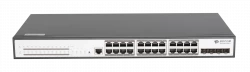 Управляемый PoE коммутатор уровня 3 BDCOM S2900-24P4Xv1, 24x 10/100/1000Base-T, PoE 802.3af/at до 370W, 4x 1/10GE SFP+, 220V AC
