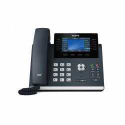 SIP-телефон Yealink SIP-T46U, цветной экран, 2 порта USB, 16 аккаунтов, BLF, PoE, GigE, без БП