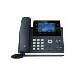 SIP-телефон Yealink SIP-T46U, цветной экран, 2 порта USB, 16 аккаунтов, BLF, PoE, GigE, без БП