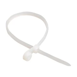 Хомут кабельный 3.5х200 нейл. бел. с отвер. для креп. ХОК (уп.100шт) IEK UHH40-5-200-100