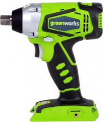 Гайковерт GREENWORKS 3801207 24В 300Нм 1/2'' 4000уд/мин LED подсветка импульсный (БЕЗ АККУМ и ЗУ)