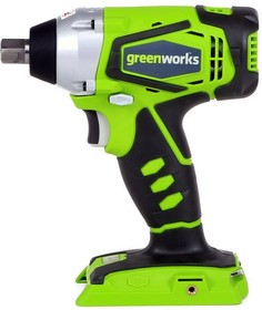 Гайковерт GREENWORKS 3801207 24В 300Нм 1/2'' 4000уд/мин LED подсветка импульсный (БЕЗ АККУМ и ЗУ)
