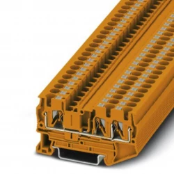 Проходные клеммы PT 4-TWIN Тип подключения: Зажимы Push-in, Сечение: 0,2 ммІ - 6ммІ, AWG: 24 - 10, Ширина: 6,2 мм, Цвет: серый, Тип монтажа: NS 35/7,5