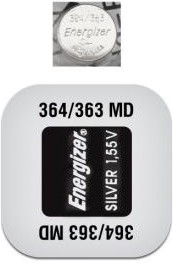 Energizer 364/363 MD, Элемент питания