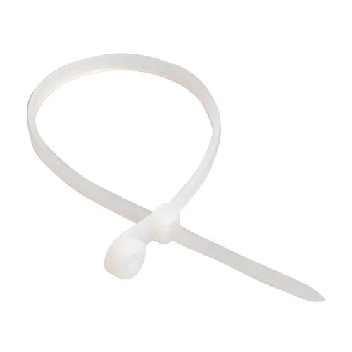 Хомут кабельный 3.5х100 нейл. бел. с отвер. для креп. ХОК (уп.100шт) IEK UHH40-4-100-100